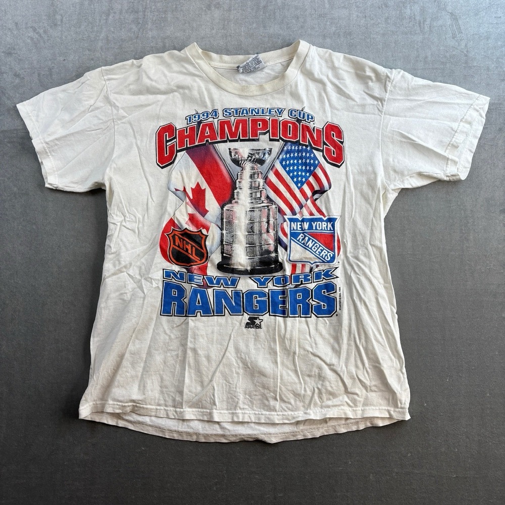 New York Rangers 1994 Stanley Cup Champions NHL Starter T-Shirt Men's L